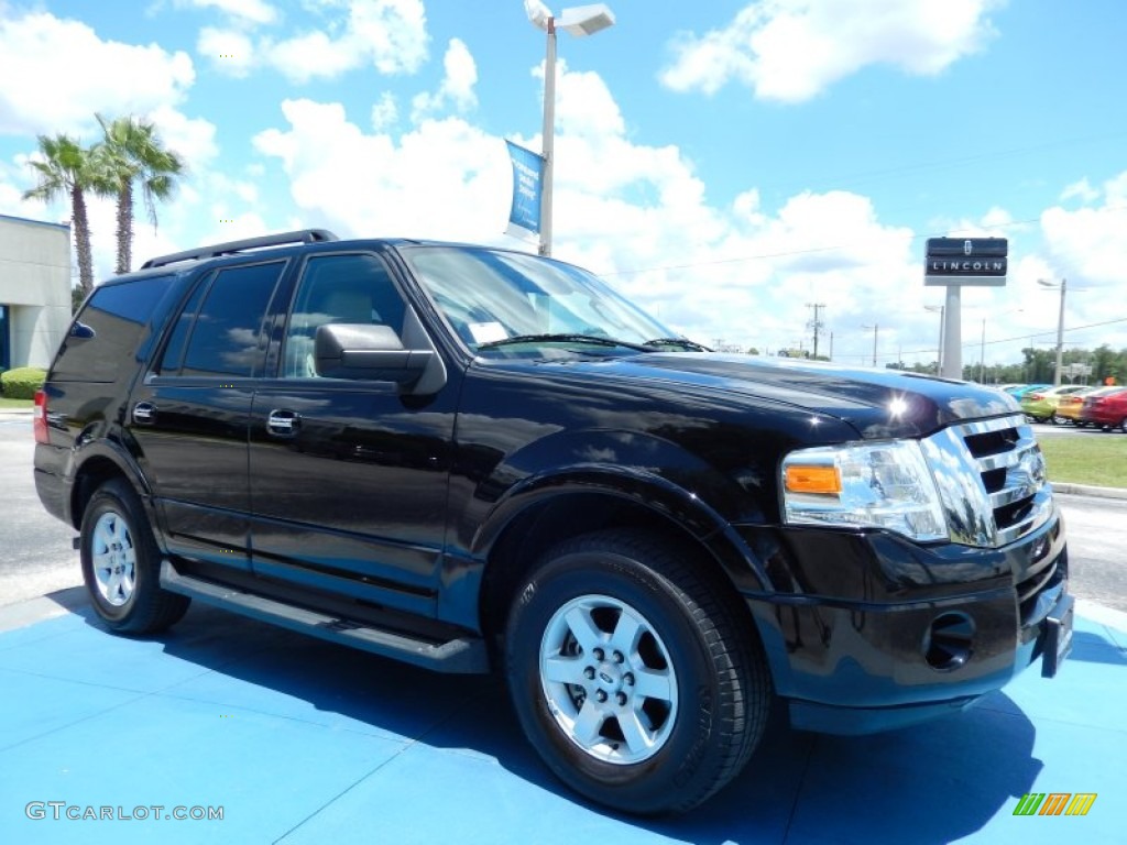 2009 Expedition XLT - Black / Stone photo #7