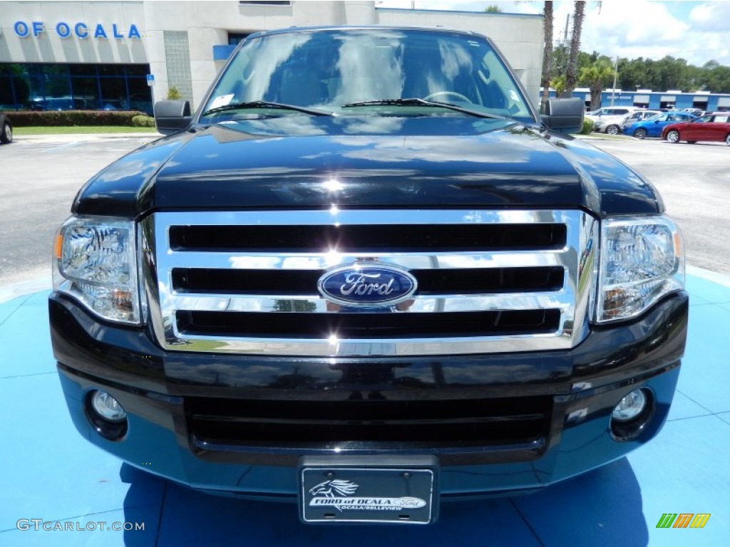 2009 Expedition XLT - Black / Stone photo #8