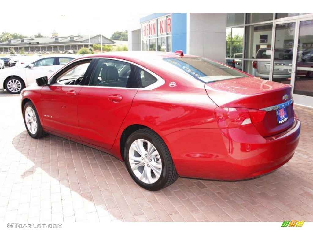 2014 Impala LT - Crystal Red Tintcoat / Jet Black/Dark Titanium photo #2