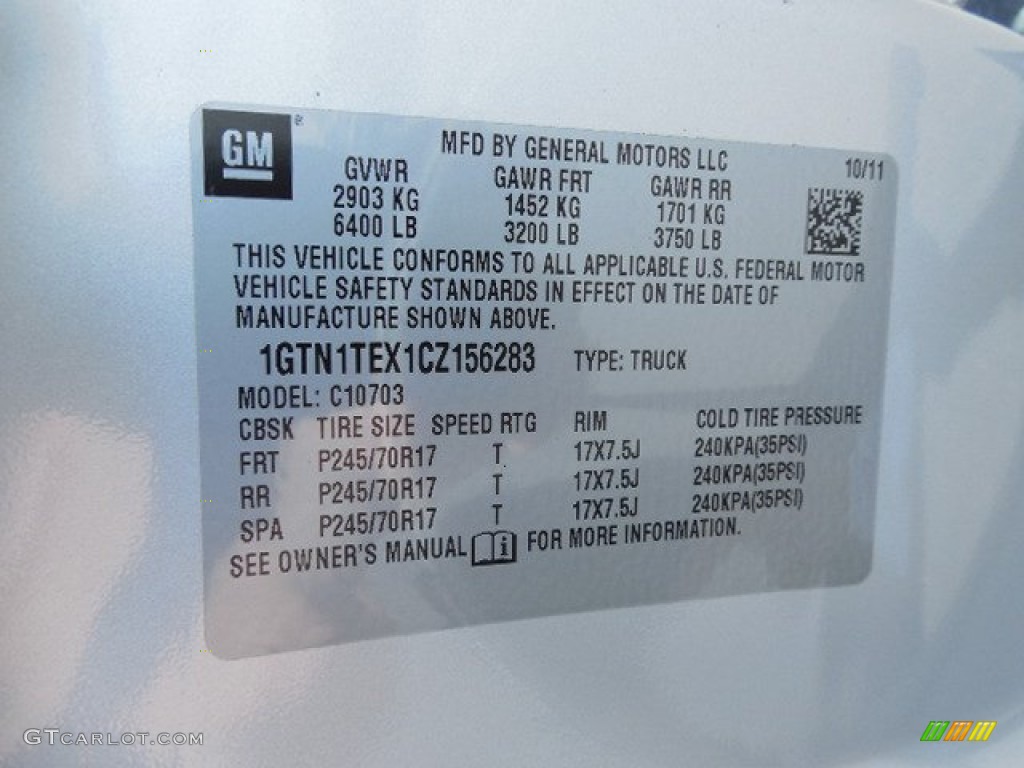2012 Sierra 1500 Regular Cab - Quicksilver Metallic / Dark Titanium photo #21