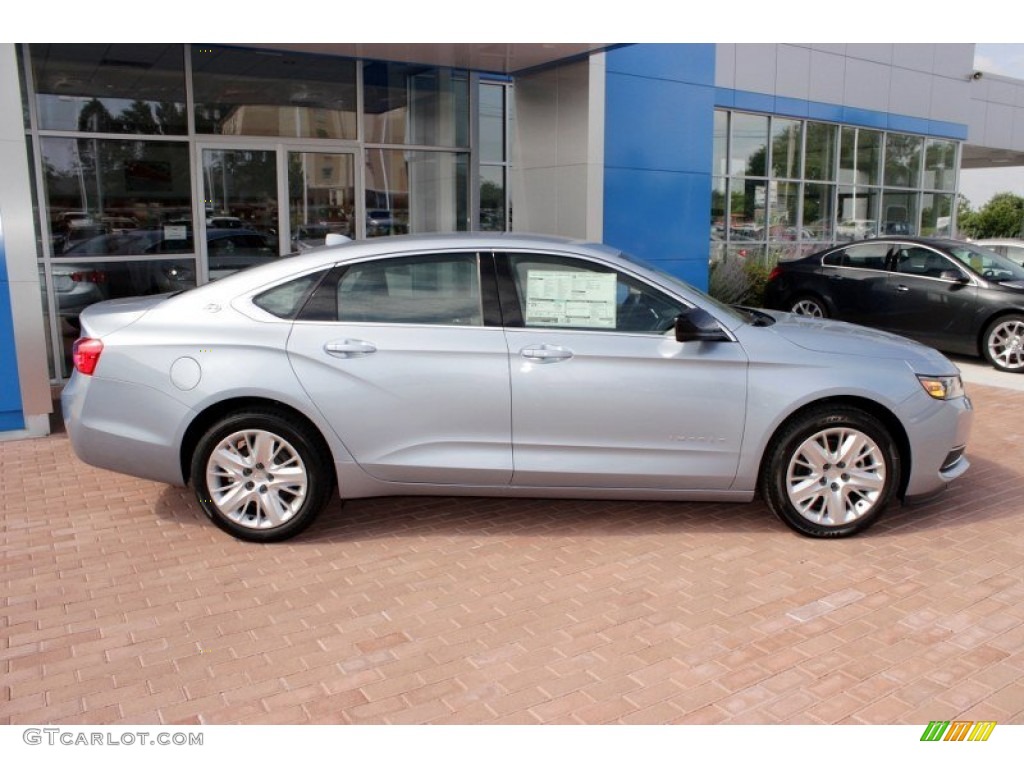 2014 Impala LS - Silver Topaz Metallic / Jet Black/Dark Titanium photo #3
