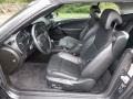 Black 2009 Saab 9-3 2.0T Convertible Interior Color
