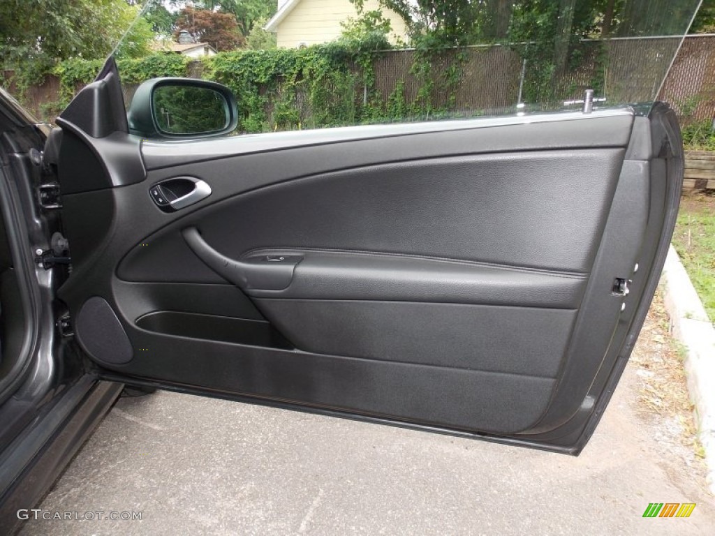 2009 Saab 9-3 2.0T Convertible Black Door Panel Photo #83318974
