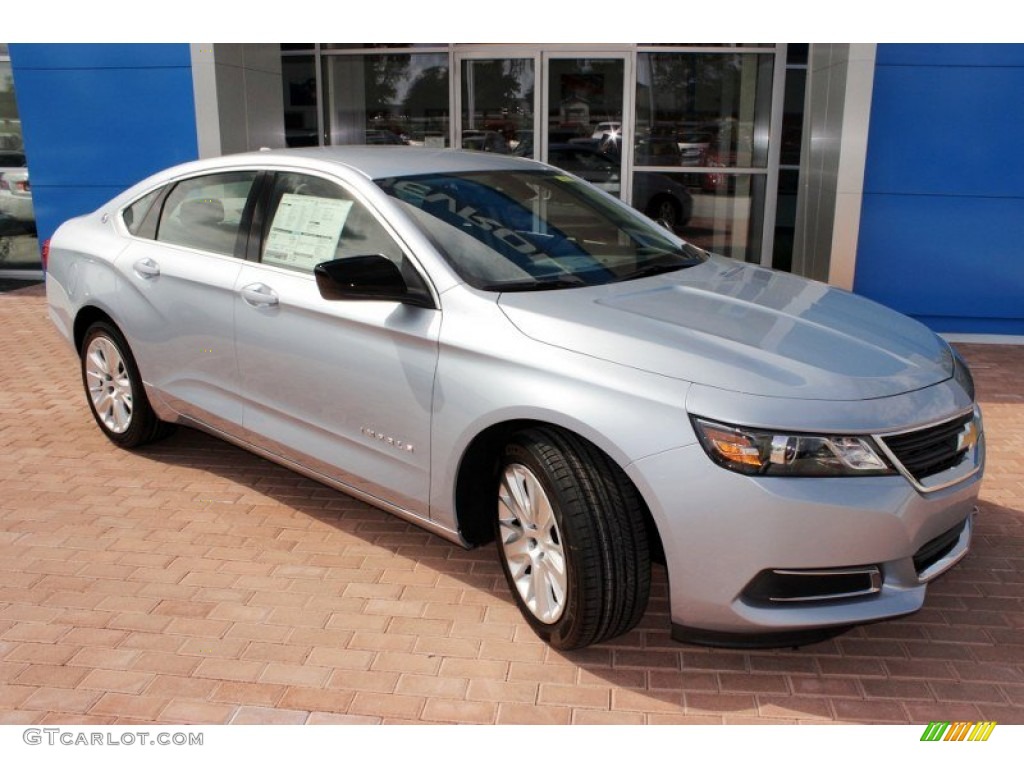 2014 Impala LS - Silver Topaz Metallic / Jet Black/Dark Titanium photo #12