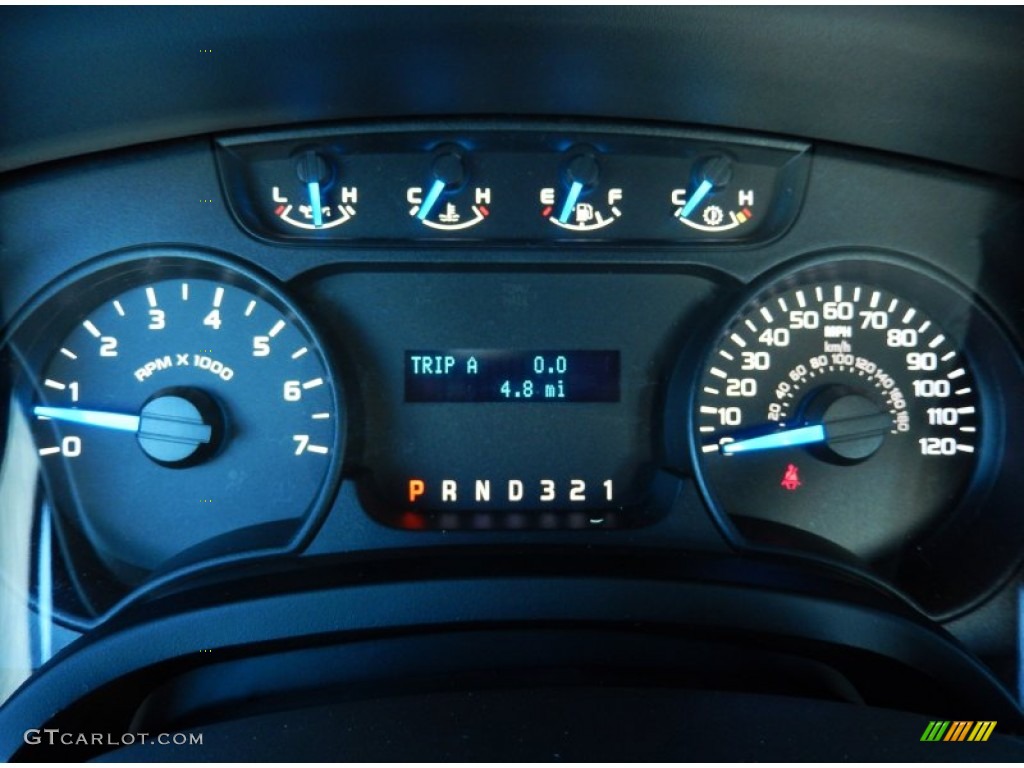 2013 Ford F150 XL Regular Cab Gauges Photo #83319567
