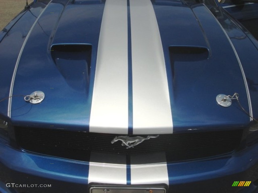 2009 Mustang GT Coupe - Vista Blue Metallic / Dark Charcoal photo #20