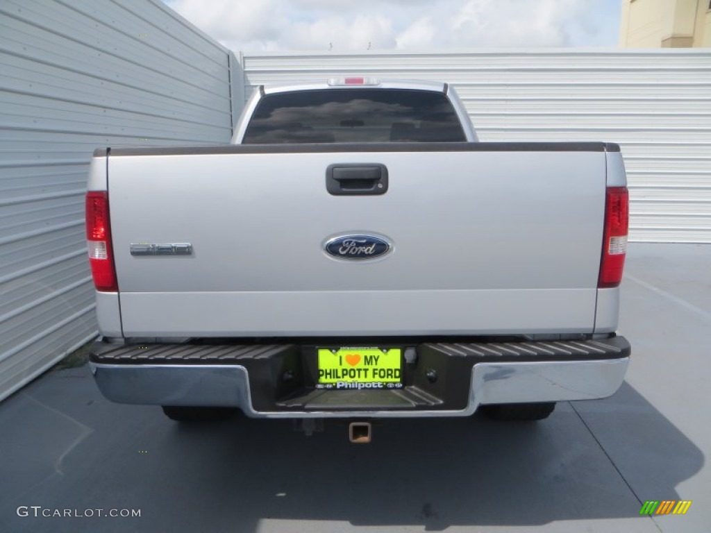 2006 F150 XLT SuperCrew 4x4 - Silver Metallic / Medium/Dark Flint photo #5