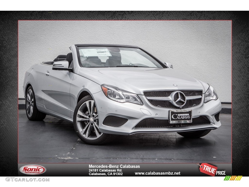 2014 E 350 Cabriolet - Iridium Silver Metallic / Black photo #1