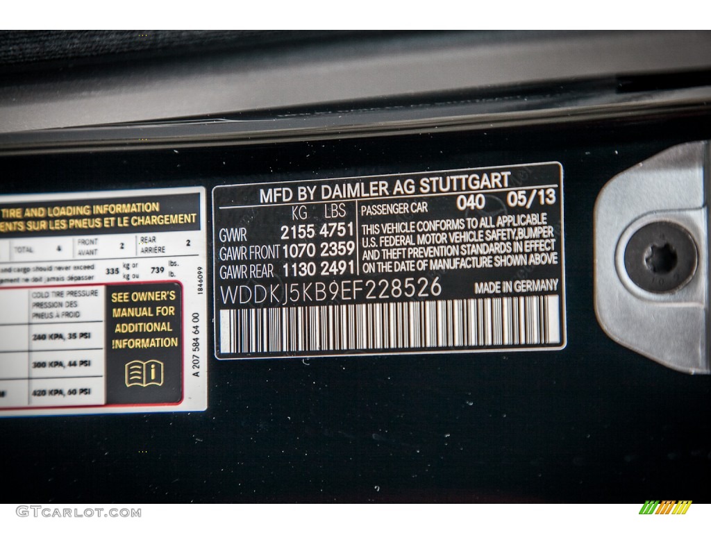 2014 E 350 Coupe - Black / Black photo #7