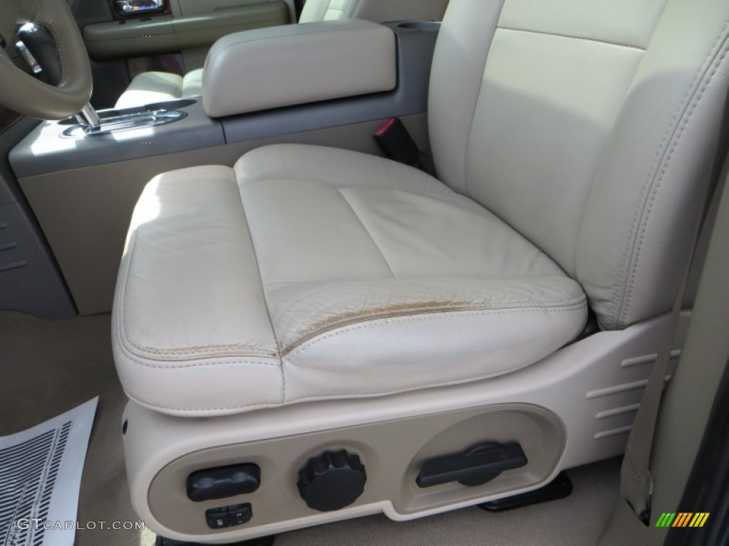 2004 F150 Lariat SuperCrew 4x4 - Medium Wedgewood Blue Metallic / Tan photo #33