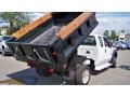 Oxford White 2006 Ford F550 Super Duty XL SuperCab Chassis 4x4 Dump Truck Exterior