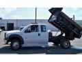 Oxford White - F550 Super Duty XL SuperCab Chassis 4x4 Dump Truck Photo No. 8