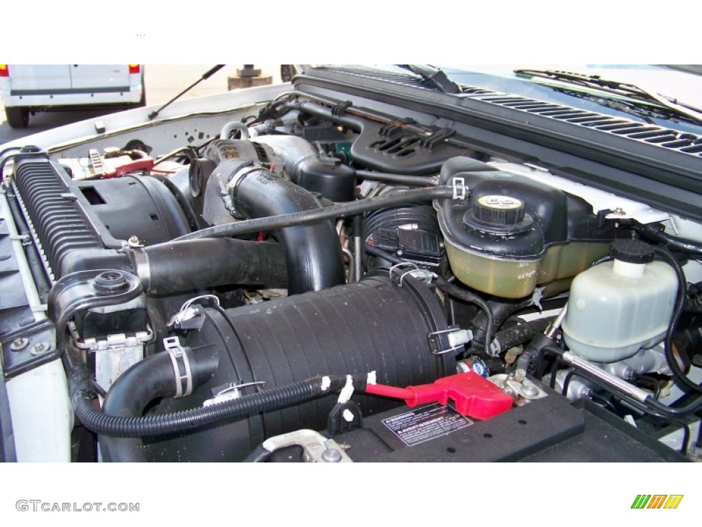 2006 Ford F550 Super Duty XL SuperCab Chassis 4x4 Dump Truck Engine Photos