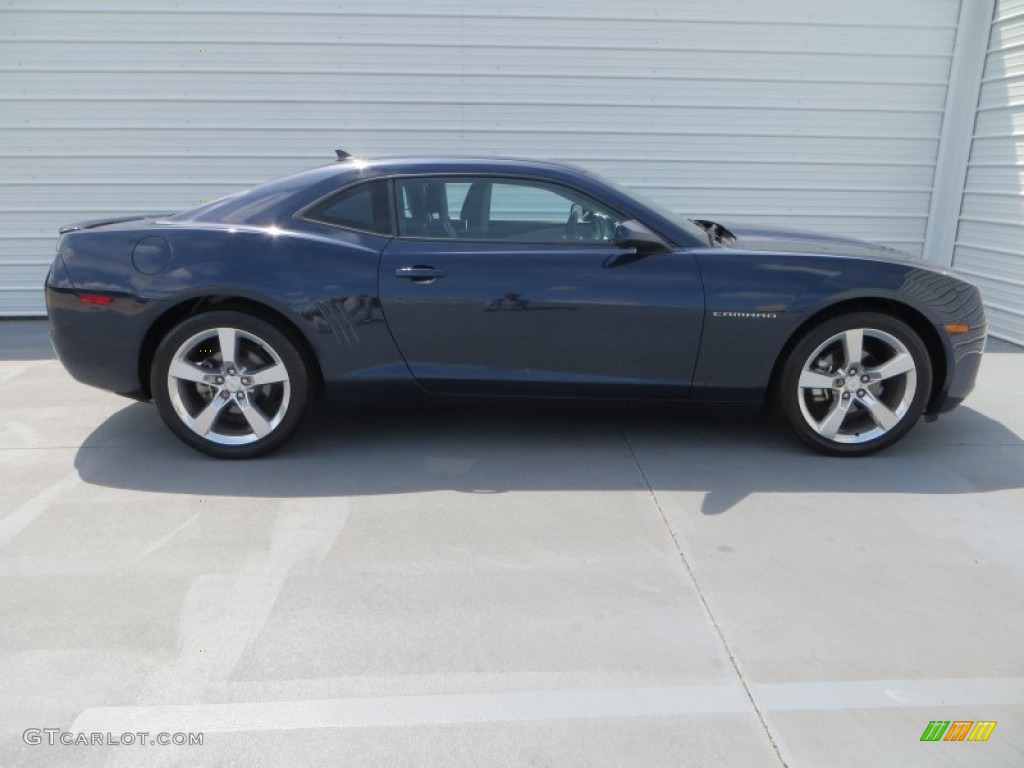 2010 Camaro LT/RS Coupe - Imperial Blue Metallic / Gray photo #3