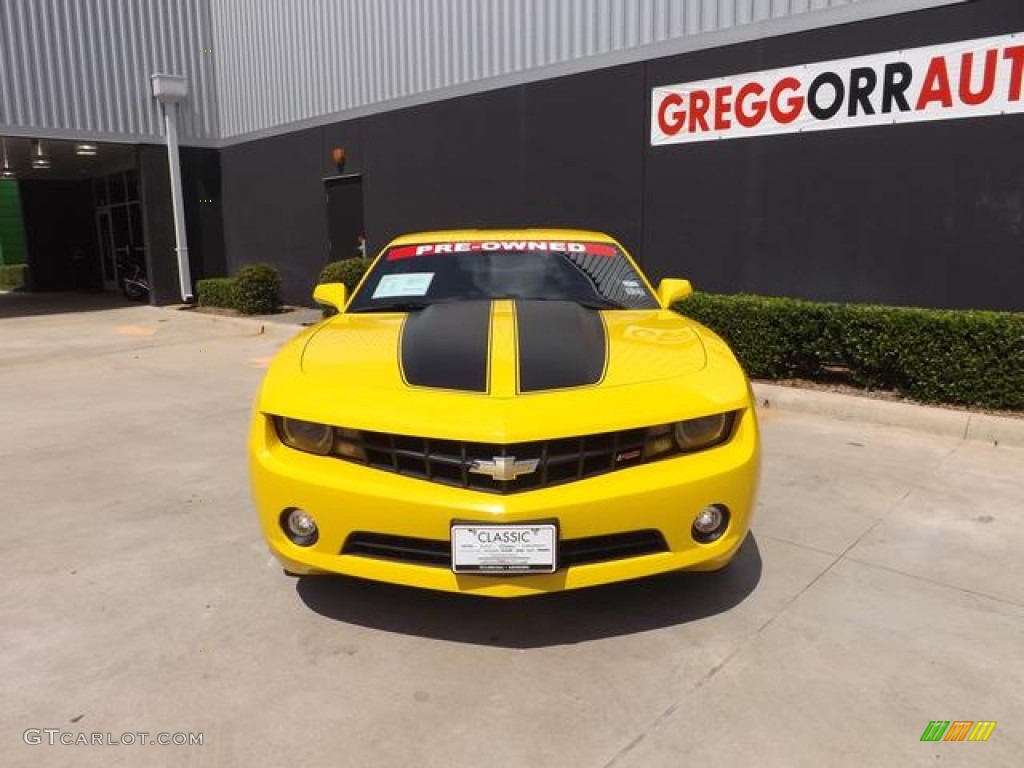 2010 Camaro LT/RS Coupe - Rally Yellow / Black photo #7