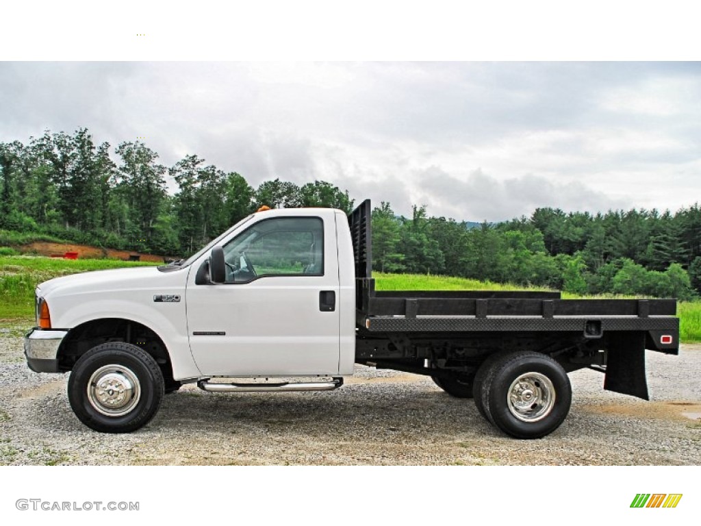 Oxford White 1999 Ford F350 Super Duty XL Regular Cab 4x4 Chassis Exterior Photo #83324650