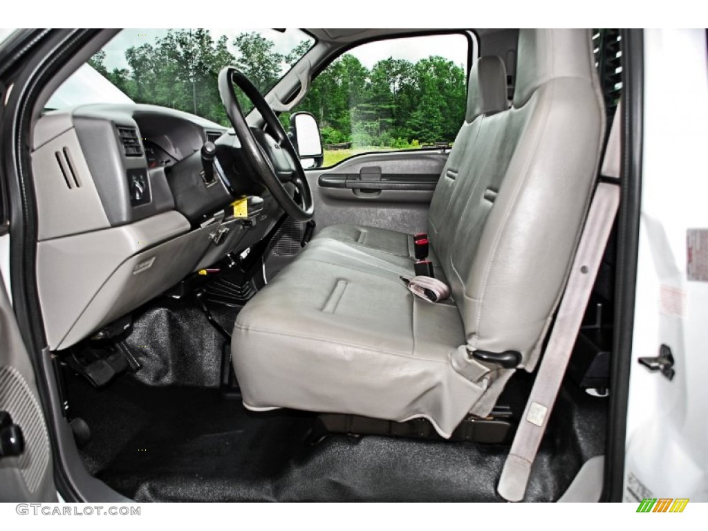 Medium Graphite Interior 1999 Ford F350 Super Duty XL Regular Cab 4x4 Chassis Photo #83324972