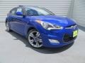 2013 Marathon Blue Hyundai Veloster   photo #2