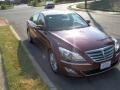 2013 Cabernet Red Pearl Hyundai Genesis 3.8 Sedan  photo #8