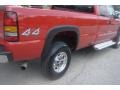 2005 Fire Red GMC Sierra 2500HD SLE Extended Cab 4x4  photo #16