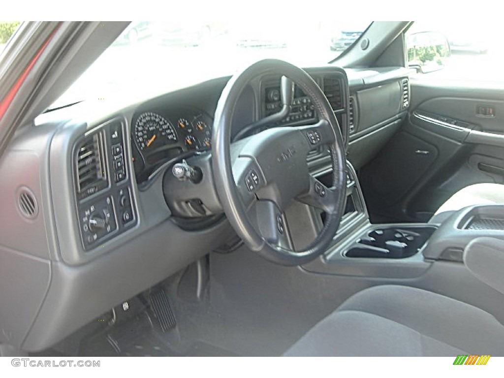 2005 Sierra 2500HD SLE Extended Cab 4x4 - Fire Red / Dark Pewter photo #45