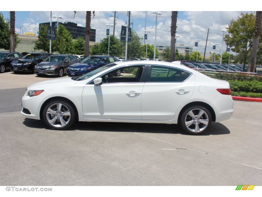 2014 ILX 2.4L Premium - Bellanova White Pearl / Ebony photo #4