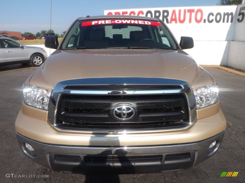 2010 Tundra TRD CrewMax - Sandy Beach Metallic / Sand Beige photo #2