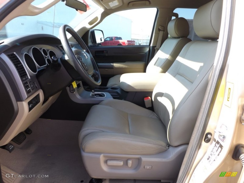 2010 Tundra TRD CrewMax - Sandy Beach Metallic / Sand Beige photo #14