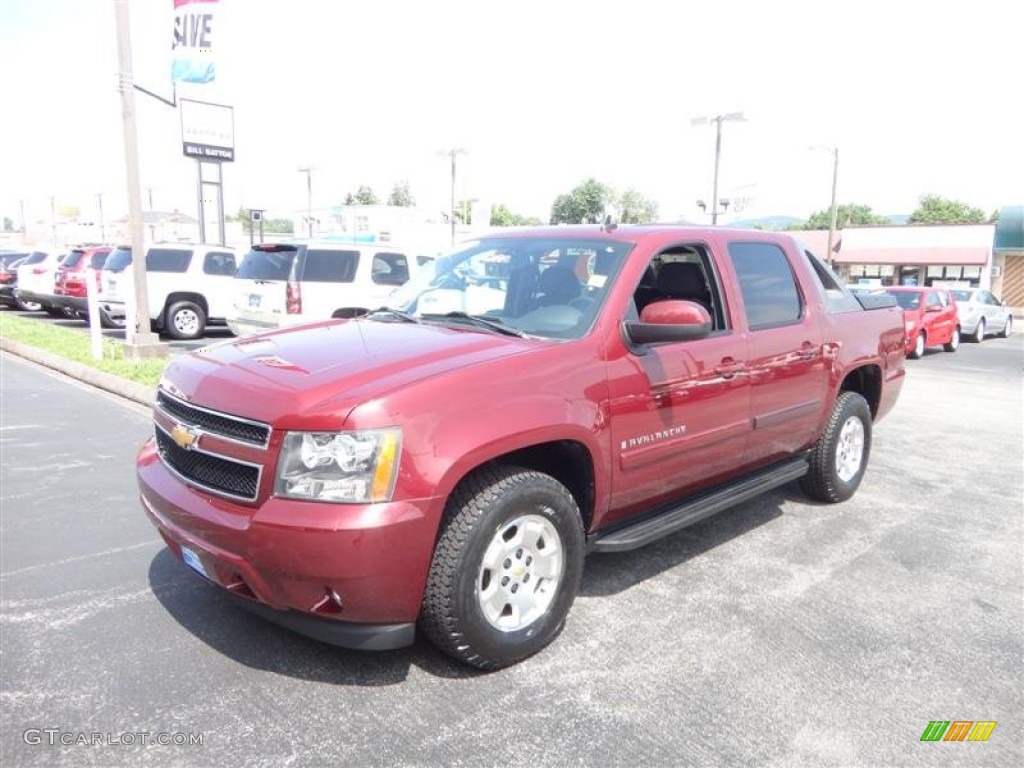 2009 Avalanche LT - Deep Ruby Red Metallic / Ebony photo #2