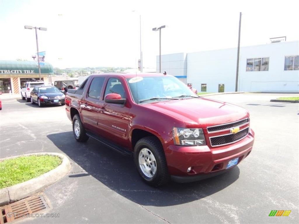 2009 Avalanche LT - Deep Ruby Red Metallic / Ebony photo #6
