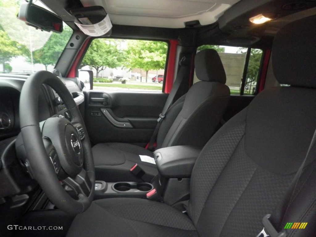 2013 Wrangler Unlimited Sport 4x4 - Rock Lobster Red / Black photo #4