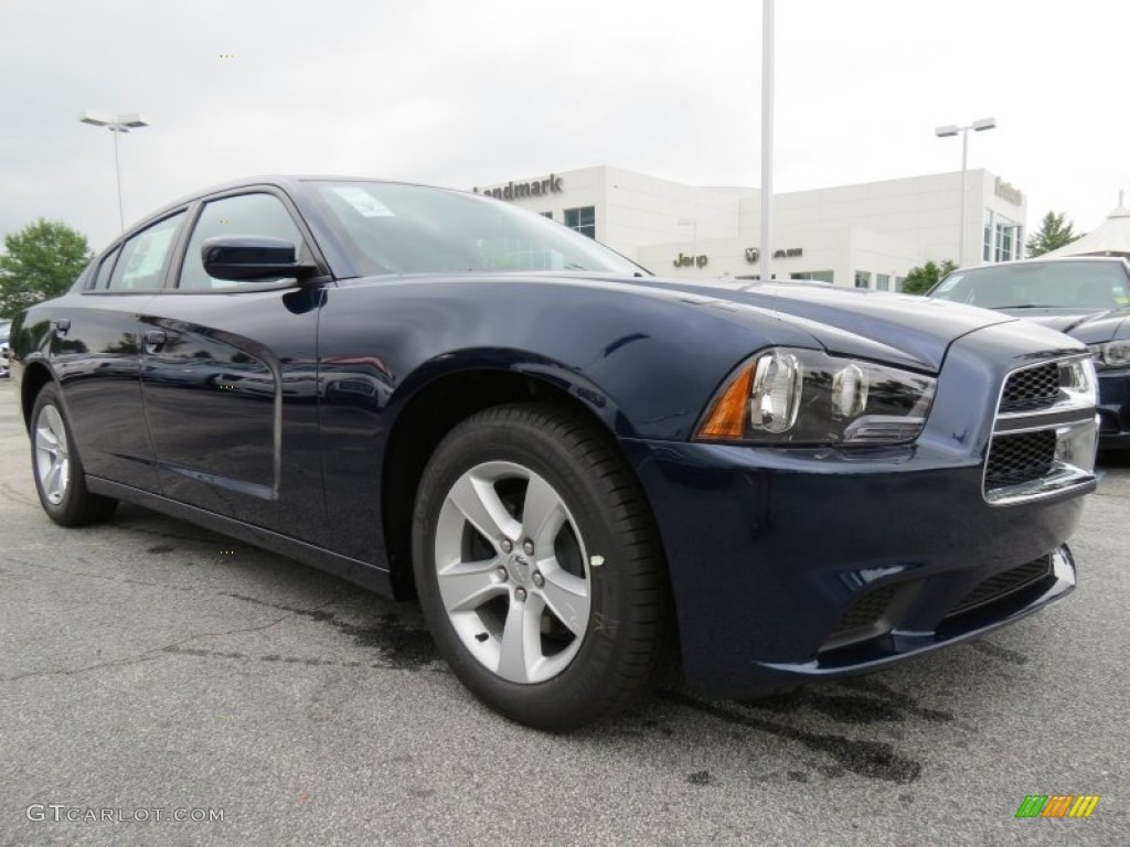 2013 Charger SE - Jazz Blue / Black photo #4