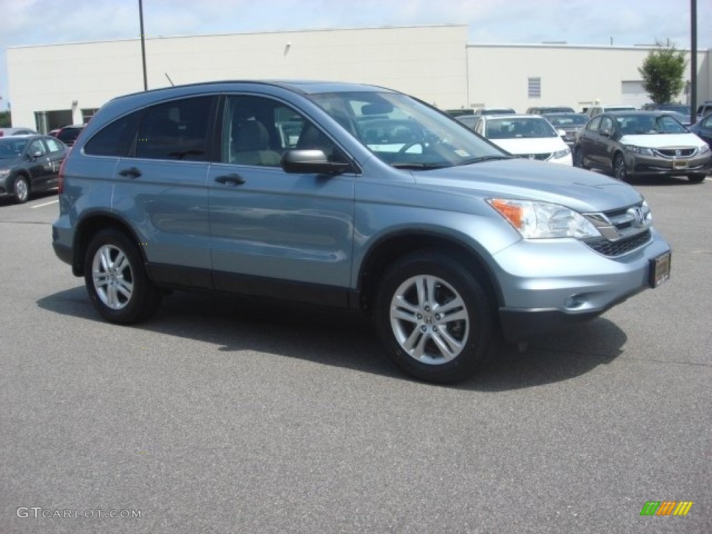 2011 CR-V EX - Glacier Blue Metallic / Gray photo #6