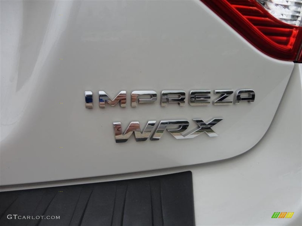 2011 Impreza WRX Wagon - Satin White Pearl / Carbon Black photo #8