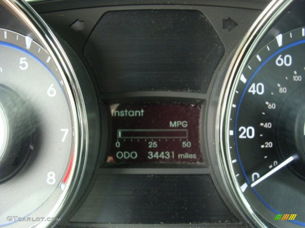 2011 Sonata Limited - Midnight Black / Black photo #17