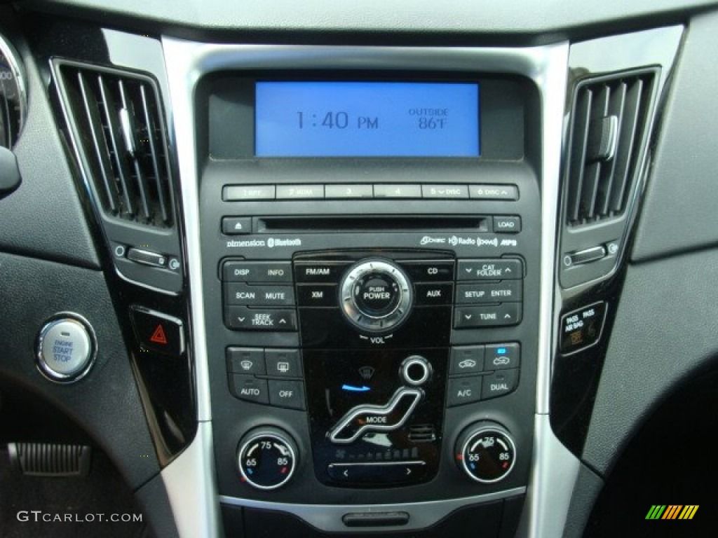 2011 Sonata Limited - Midnight Black / Black photo #18