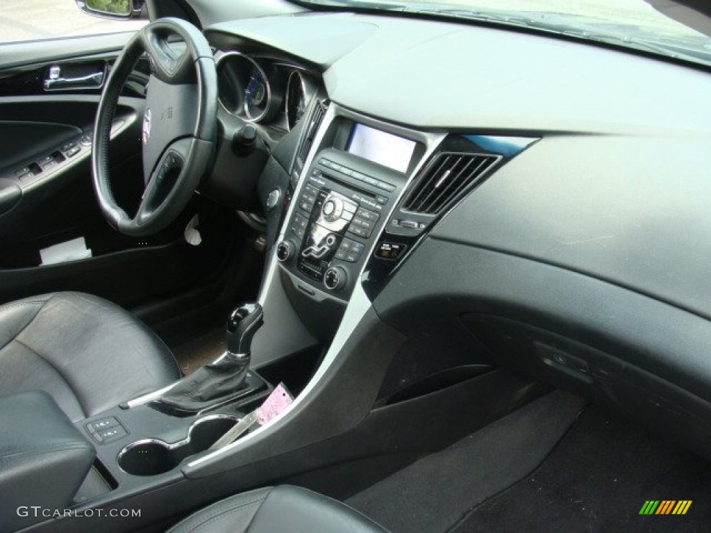 2011 Sonata Limited - Midnight Black / Black photo #26
