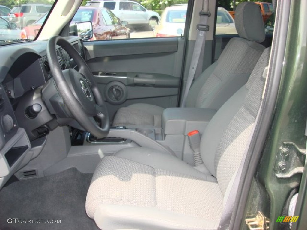 2007 Commander Sport 4x4 - Jeep Green Metallic / Medium Slate Gray photo #9