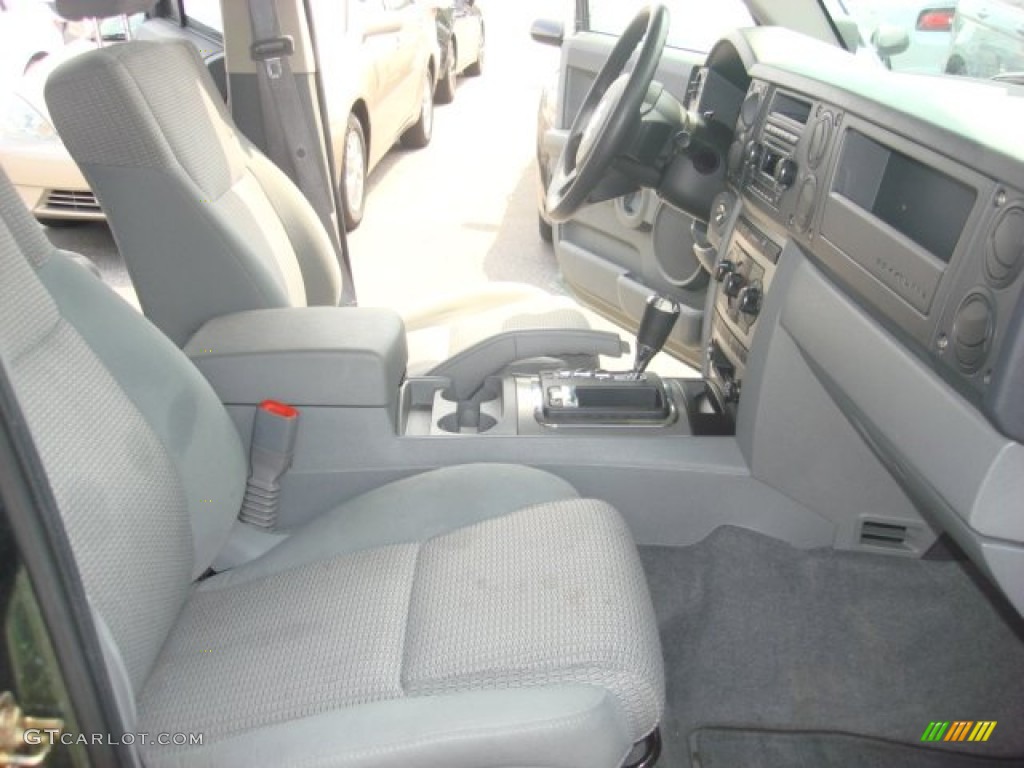 2007 Commander Sport 4x4 - Jeep Green Metallic / Medium Slate Gray photo #15