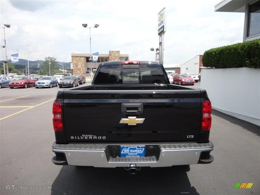 2014 Silverado 1500 LTZ Crew Cab 4x4 - Black / Jet Black photo #6