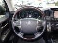 2010 Toyota Land Cruiser Dark Gray Interior Steering Wheel Photo