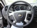 2013 Chevrolet Silverado 3500HD Ebony Interior Steering Wheel Photo