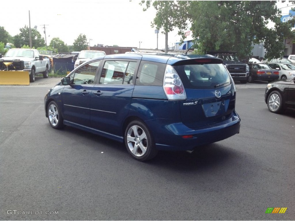2007 MAZDA5 Sport - Strato Blue Mica / Black photo #3