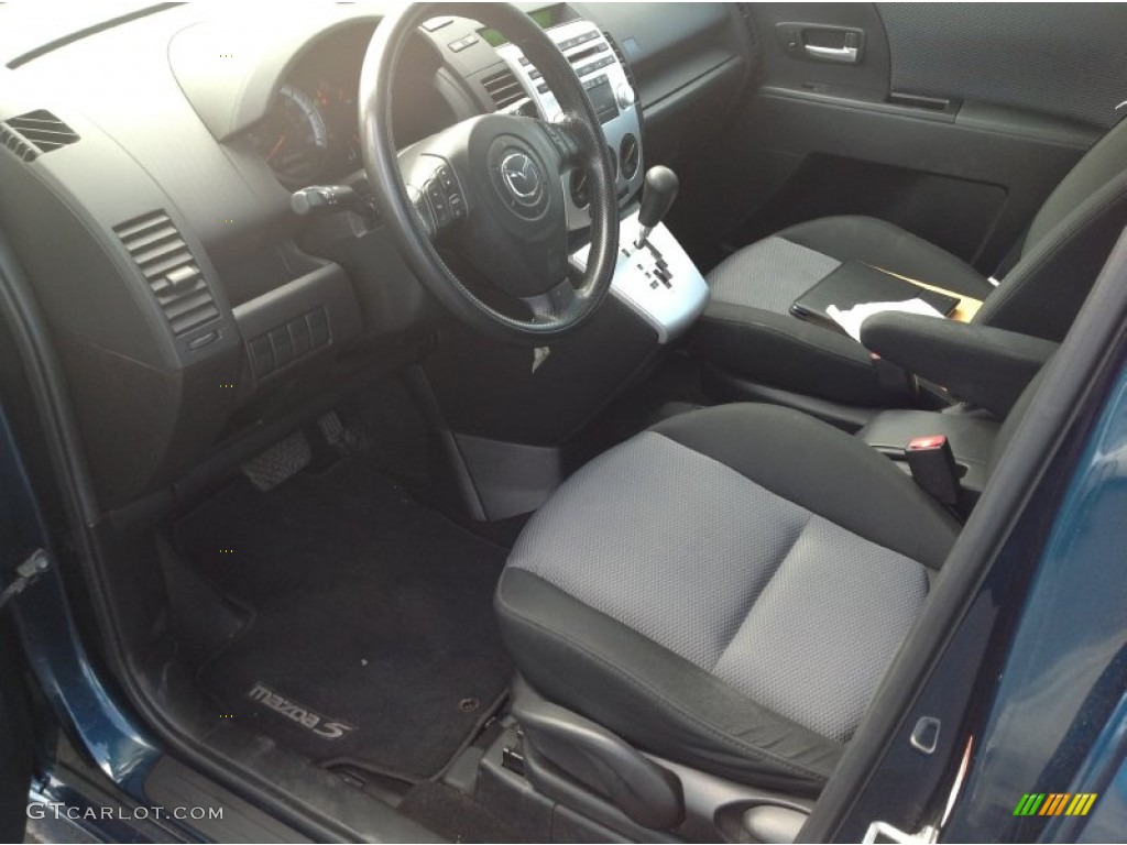 2007 MAZDA5 Sport - Strato Blue Mica / Black photo #10