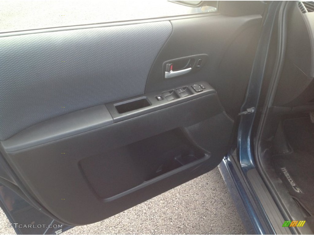 2007 MAZDA5 Sport - Strato Blue Mica / Black photo #11