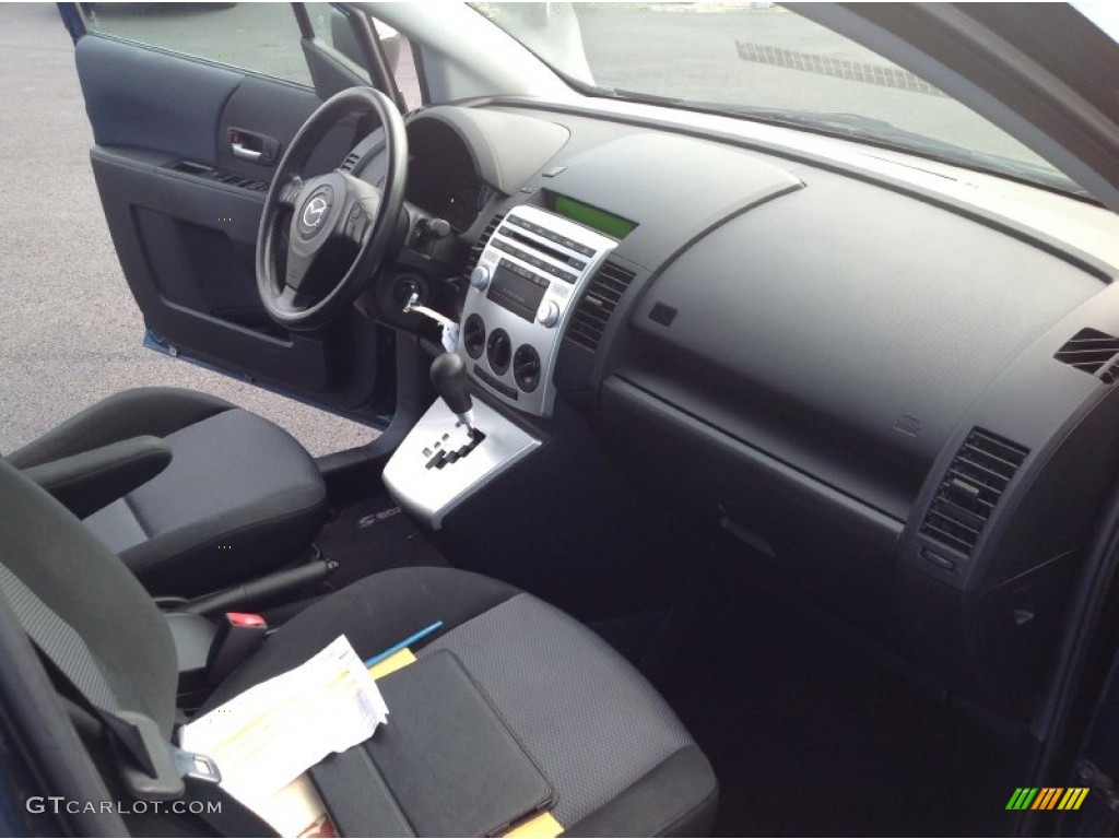 2007 MAZDA5 Sport - Strato Blue Mica / Black photo #15