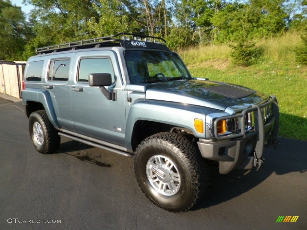 Slate Blue Metallic 2007 Hummer H3 Standard H3 Model Exterior Photo #83338954