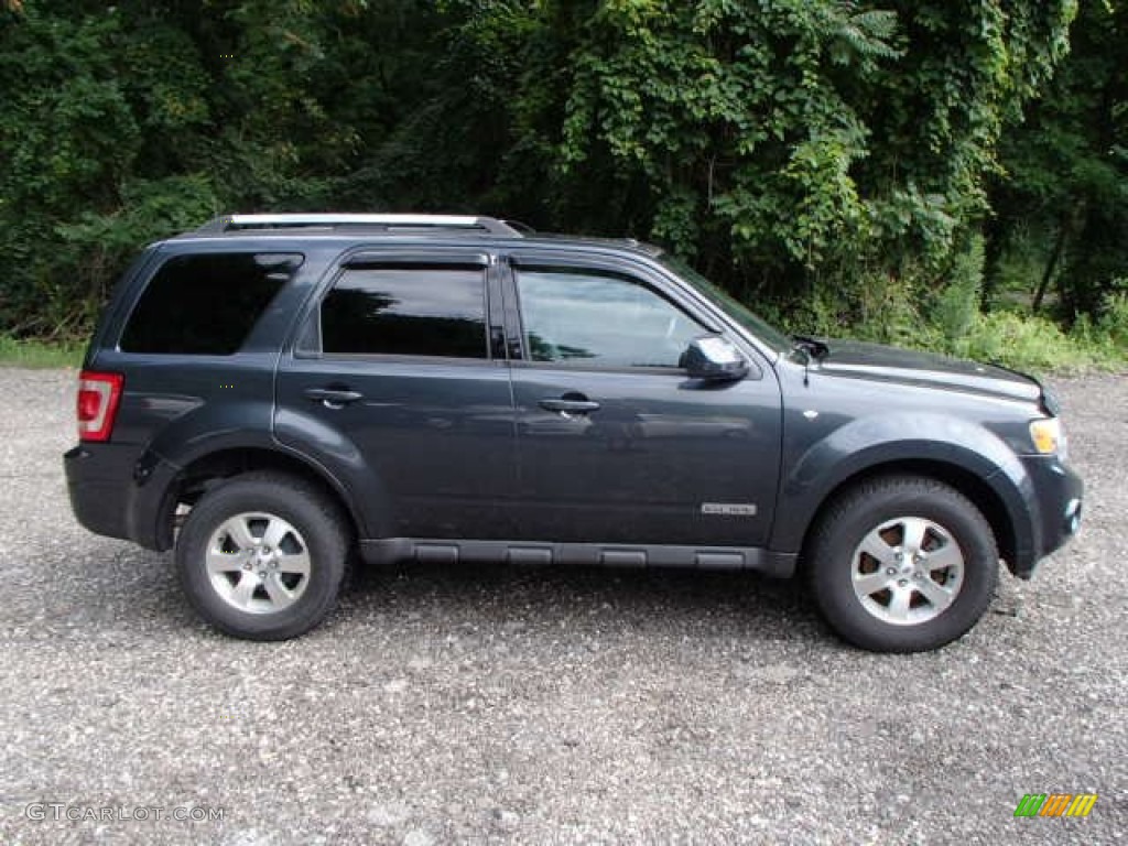 Black Pearl Slate Metallic 2008 Ford Escape Limited 4WD Exterior Photo #83339748