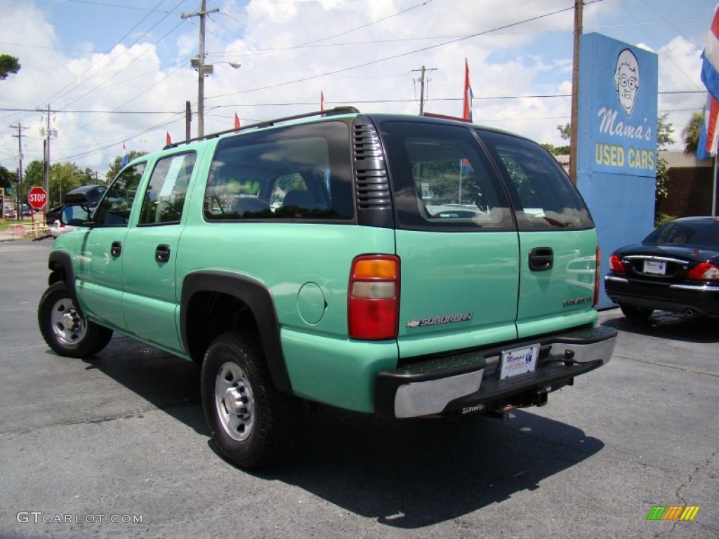 2003 Suburban 2500 4x4 - Fleet Mint Green / Tan/Neutral photo #26