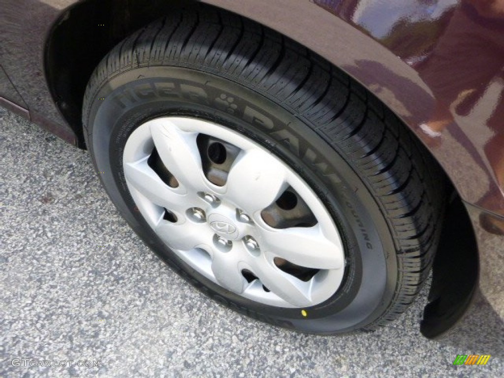 2009 Elantra GLS Sedan - Purple Rain / Beige photo #9